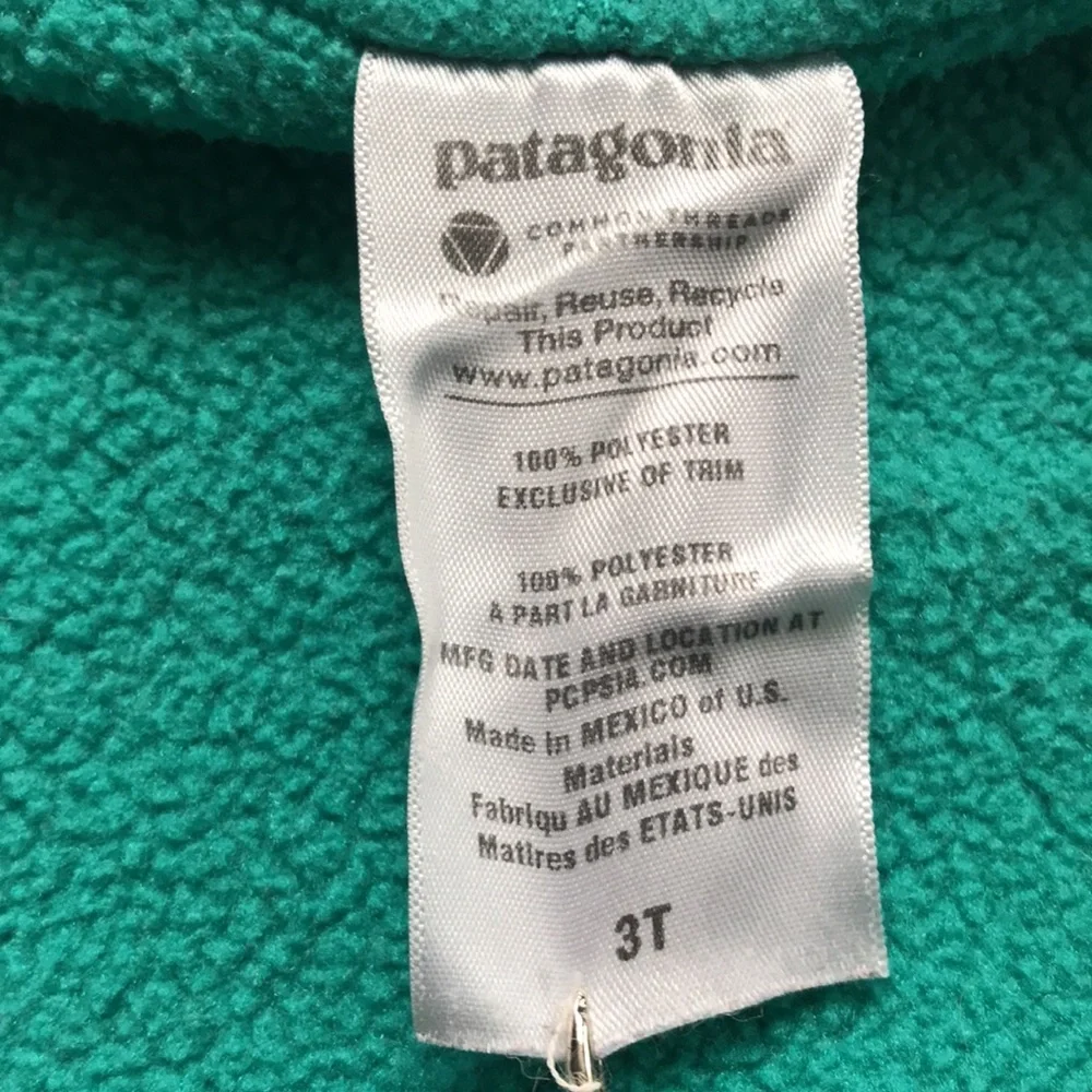 Patagonia Fleece Jacket (size 3T)